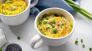 90Second Loaded Keto Egg Cups Fast LowCarb Breakfast [upl. by Daune113]