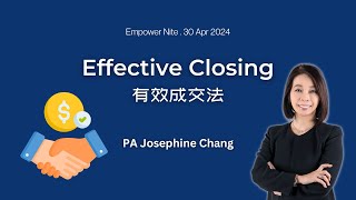 Empower Nite Effective Closing by PA Josephine 30 Apr 2024 [upl. by Annocahs]