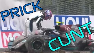 RUSSELL BOTTAS CRASH UNCENSORED RADIO  Imola 2021 [upl. by Ahmed305]