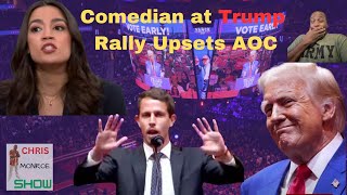 AOC amp Democrats Are Upset Over The Latino Joke Told at Donald Trump Rally  Chris Monroe [upl. by Akined]