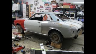 1973 Celica Restoration the 150 parts car part 1 [upl. by Ennaus]