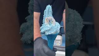 Making our Bluey cone  funny ending bluey blueybingo blue bluey icecream icecreamcone [upl. by Onivag]