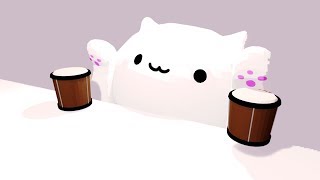 Bongo cat plays Wii theme in 3D [upl. by Aniala564]