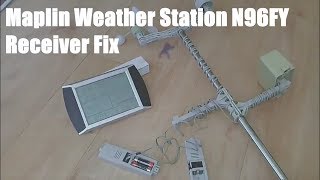 Maplin Weather Station N96FY Receiver Fix [upl. by Artemis677]