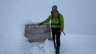 Maines Backcountry Winter Climbing silent loop [upl. by Letnwahs]