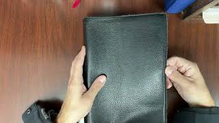 Unknown Calfskin leather Bible cover [upl. by Sisenej]