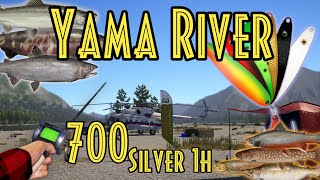 Russian Fishing 4 RF4 Yama River Active Spot 700 Silver in 1 Hour [upl. by Cassandra330]