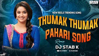 Thumak Thumak Pahari Song  Thumak Thumak  Gulabi Sharara  Dj STAB K [upl. by Anomis]