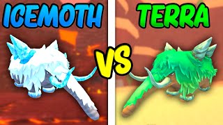 Icemoth VS Terramoth  Pal Tower Defense Roblox [upl. by Rai]