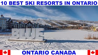 10 BEST SKI RESORTS IN ONTARIO CANADA [upl. by Aij]