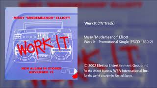 Missy Elliott  Work It TV Track [upl. by Danaher959]