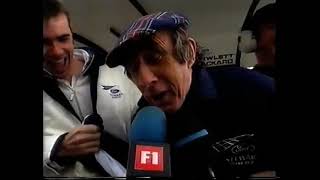 1999 F1 European GP  Jackie amp Paul Stewart interview after winning the race [upl. by Leihcar]