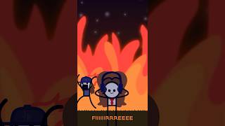 This girl is on FIRE 🔥 animation meme [upl. by Haik615]