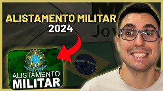 ALISTAMENTO MILITAR 2024  PRAZO e ETAPAS [upl. by Hailed]