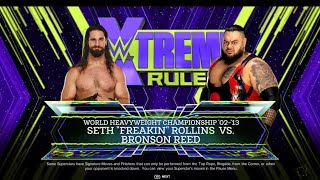 Seth quotFreakinquot Rollins Vs Bronson Reed Extreme Rules Match For Championship [upl. by Mowbray]