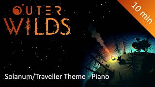 Outer Wilds  Traveler Theme  PianoSolanum Solo  10 minute version [upl. by Ber962]