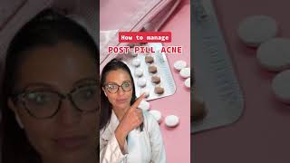 How to Manage PostPill Acne According to a Dermatologist shorts [upl. by Darn]