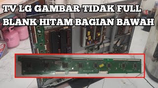 TV LG PLASMA 42PT350R GAMBAR GELAP BAGIAN BAWAH [upl. by Evangelin457]