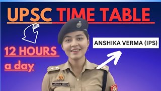 upsc time table kaise banaye [upl. by Airetas]