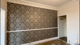 How to paper a feature wall Your Self [upl. by Edlun218]