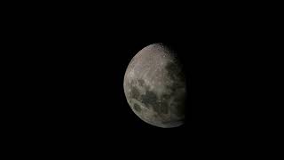 Luna gibbosa crescente 48X HD video skywatcher dobson 1501200 [upl. by Merry874]