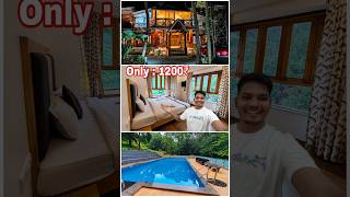 Best budget friendly stay in Ganpatipule  Food Private pool Garden shorts staycation beach [upl. by Obaza486]