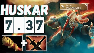 THIS NEW FACET MADE HUSKAR MELT HIS ENEMY  Huskar Dota 2 [upl. by Yatnahc876]