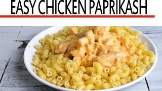 Boneless Chicken Paprikash Recipe Cooking Under 30 Minutes [upl. by Annirak]