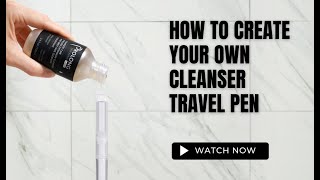 How to create your own Eyelash Extensions Cleanser Travel Pen [upl. by Cyril]