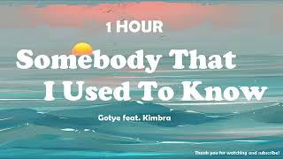 Gotye  Somebody That I Used To Know feat Kimbra  1 Hour [upl. by Esilegna716]