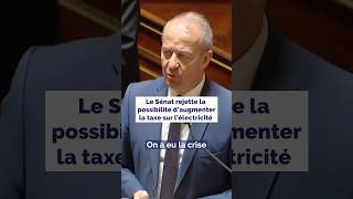 🎥 Le Sénat rejette la possibilité daugmenter la taxe sur lélectricité [upl. by Scot]