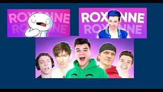 Youtubers sing Roxanne [upl. by Eneloc]