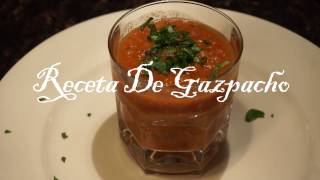 Receta de Gazpacho [upl. by Gwendolyn483]