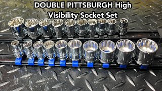 PITTSBURGH PRO 38 in Drive Metric High Visibility Socket Set 10Piece [upl. by Erbma]