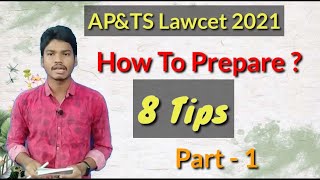 Lawcet Preparation Tips  Part 1 APampTS lawcet 2021 [upl. by Ardua644]