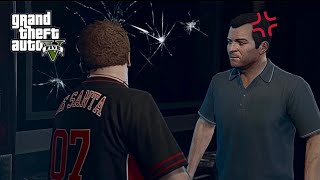 Michael break Jimmy’s TV GTA’5 story mode [upl. by Romeo]