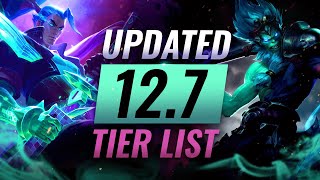 UPDATED PATCH 127 Tier List Zeri Hotfix  More  League of Legends [upl. by Inohtna]