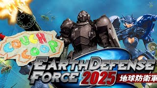 Earth Defense Force 2025 Gameplay Test German EDF 2025  CouchCoOp [upl. by Anthea]