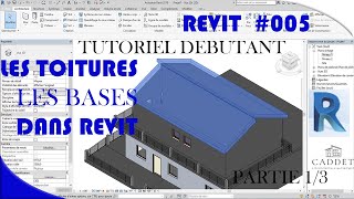 TOUT SAVOIR SUR LES TOITURES DANS REVIT DEBUTANT 13 [upl. by Fiester]