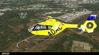 AEROFLY FS 4 EC135  Cologne Bonn Germany Airport Cinematic Camera [upl. by Tatiana635]