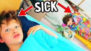 6 KIDS GET SICK AT THE SAME TIME sick kids vlog wNorris Nuts [upl. by Melak]