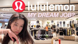 MY LULULEMON INTERVIEW EXPERIENCE Application process interview questions tips and tricks [upl. by Idonah]