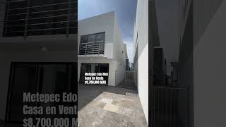 Casa en Venta en Metepec a 1 cuadra de Av Tecnológico 8700000 MXN [upl. by Demetri]