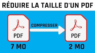 Comment réduire la taille dun fichier PDF [upl. by Narrad]