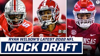 2022 NFL Mock Draft EVERY WR SELECTED IN FIRST ROUND  CBS Sports HQ [upl. by Ative]