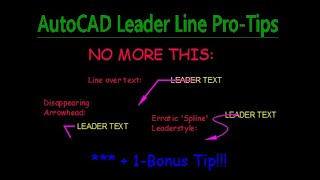 No more disappearing arrowheads Fixes for your AutoCAD Multileader styles [upl. by Adnihc]