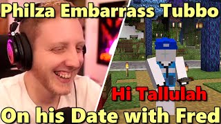 Philza Embarrassing Tubbo on his date with Fred for 16 mins With Fit on QSMP Minecraft [upl. by Cyrilla71]