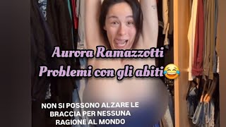 problemi tecnici per aurora Ramazzotti 😂 esce TUTTO😂 [upl. by Enyedy231]