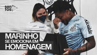 🚀MARINHO SE EMOCIONA COM HOMENAGEM SURPRESA❤️ [upl. by Ninaj]