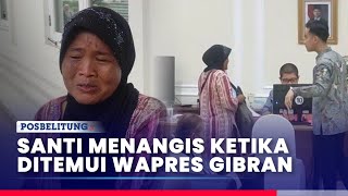 Santi Warga Bogor yang Menangis Ketika Ditemui Wapres Gibran Sebut Butuh Bantuan [upl. by Dnomso233]